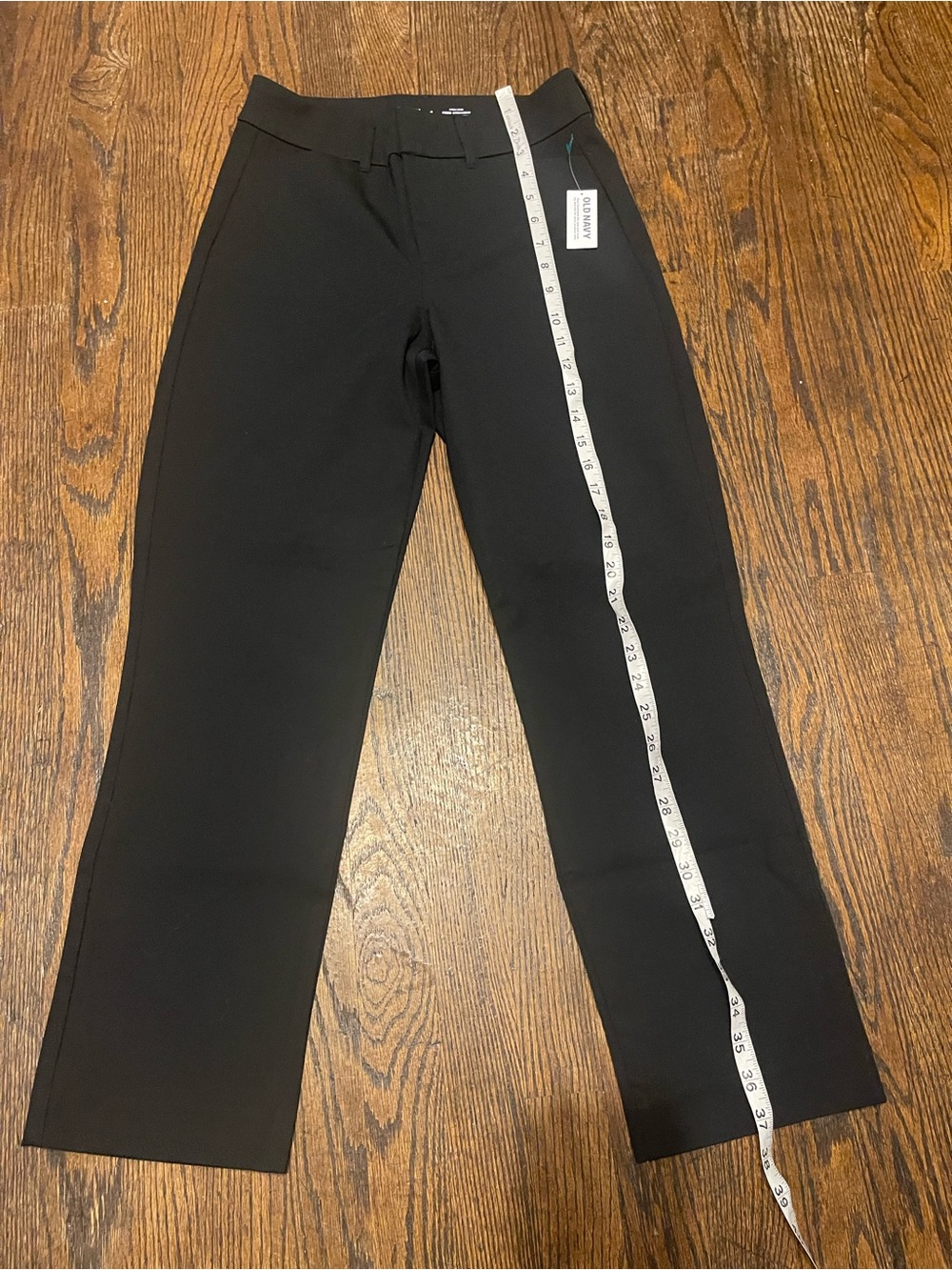 Old Navy women’s Black High-Rise Straight Pants size 4 NWT - Picture 10 of 11